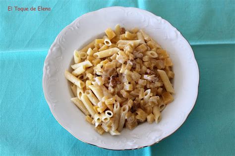 Macarrones Con Calabaza En Salsa De Queso Y Nueces