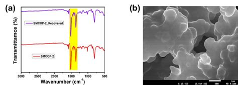 Figure S A Comparative Ft Ir Spectra B Fe Sem Image Of Recovered