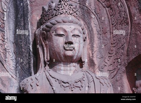 Buddha Statue Longmen Grottoes Luoyang Henan China Stock Photo Alamy