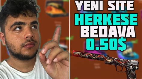 CSGO YENİ SİTE HERKESE BEDAVA 0 50 ÇEKİLİŞLİ VİDEO YouTube