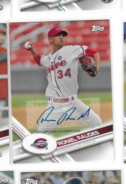 Topps Pro Debut Autograph Roniel Raudes Red Sox Auto Rc Ebay