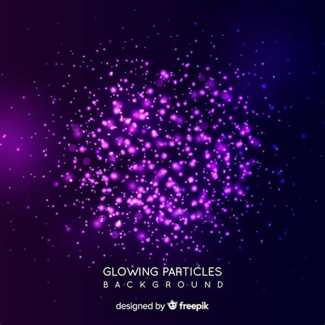 Free Vector | Glowing particles background