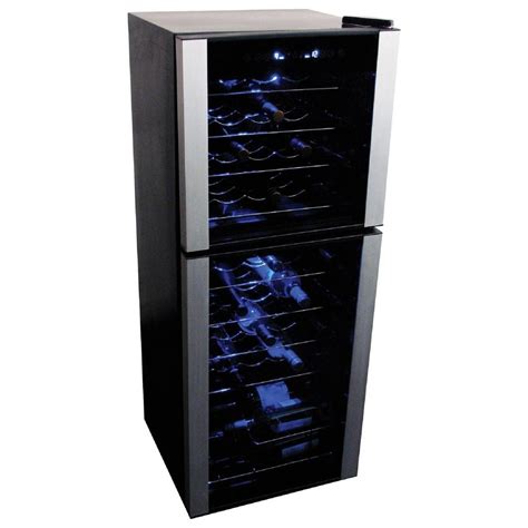 Koolatron 45 Bottle Dual Zone Wine Cellar Wc45 The Home Depot