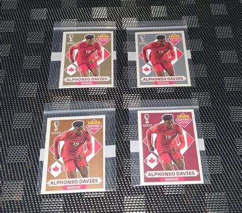 Panini Extra Sticker Alphonso Davies Or Argent Bronze Base Kaufen Auf