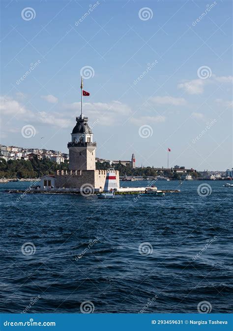 K Z Kulesi Istanbul City Maiden S Tower Stock Image Image Of Harbor