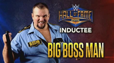 Big Boss Man to be inducted into WWE Hall of Fame - UPI.com