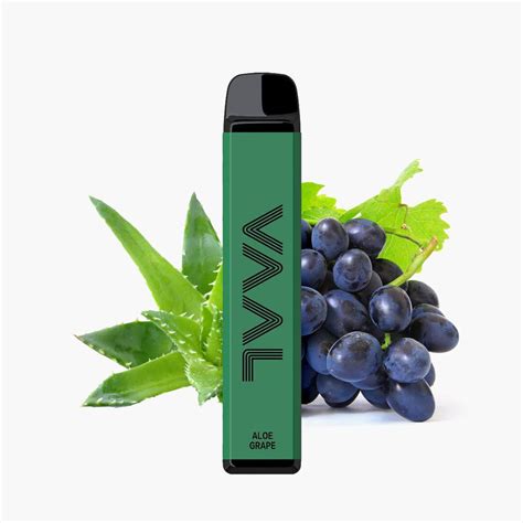 Vaal 1800m Aloe Grape Einweg Vape Mit Trauben Aloe Vera Aroma