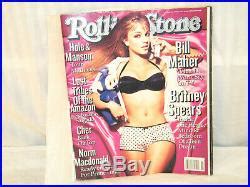 LOT Of 5 BRITNEY SPEARS ROLLING STONE MAGAZINE 99 MTV VMA AUTOGRAPH