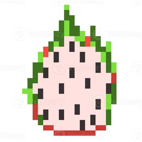 Dragon Fruit Pixel Art 28044472 PNG