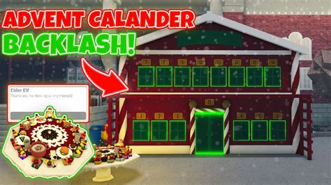 Bloxburg Advent Calendar Backlash Elf Hunt Roblox Youtube