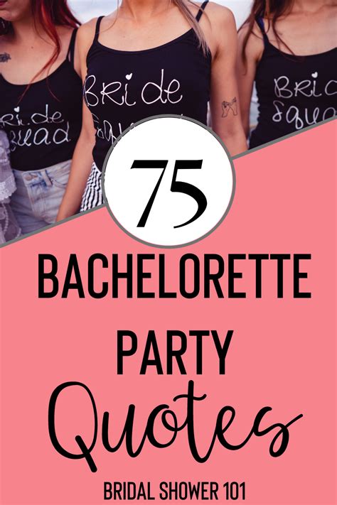 Bachelorette Party Quotes For The Bride Tribe Bridal Shower