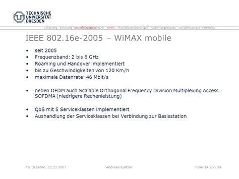 Physikalischer Planung Drahtloser Netzwerke WLAN WiMAX Im Ppt