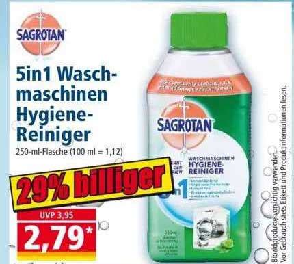 Sagrotan 5in1 Waschmaschinen Hygiene Reiniger Angebot Bei NORMA