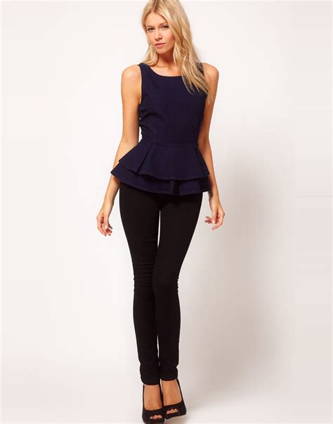 Asos Peplum Top Comfy Outfits Classy Outfits Pretty Outfits Top Outfits Classy Clothes