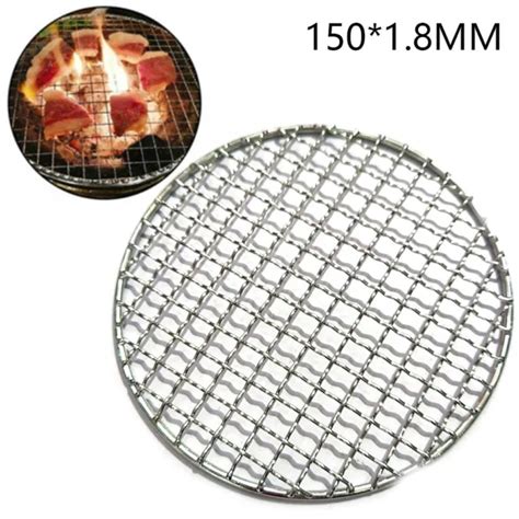 GRILLE RONDE EN Treillis M Tallique En Acier Inoxydable Pour Griller Et