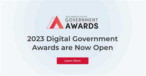 Granicus’ Digital Government Awards - open nominations