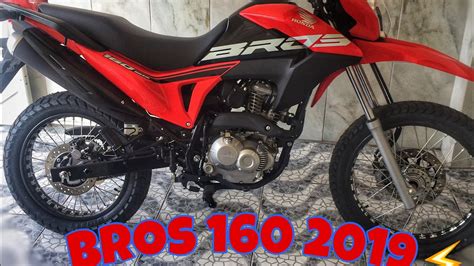 Bros 160 2019 Vermelha 0km Rodrigo Santos46 Youtube