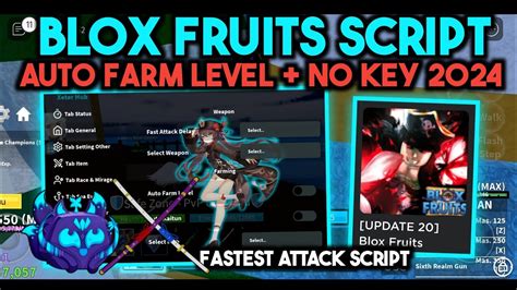 Blox Fruits Script Hack Best Fastest Auto Farm No Key Best Blox