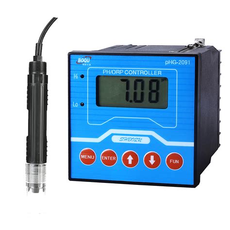 The Digital Ph Meter Price With Thread Connection Industry Ph Sensor 4~20ma And Relay Output