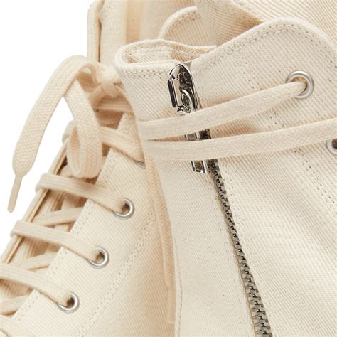 Rick Owens DRKSHDW Cargo Hi Sneaker Natural Milk END US