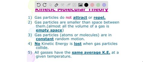 Solvedwhat Are The Five Basic Postulates Of The Kinetic Molecular