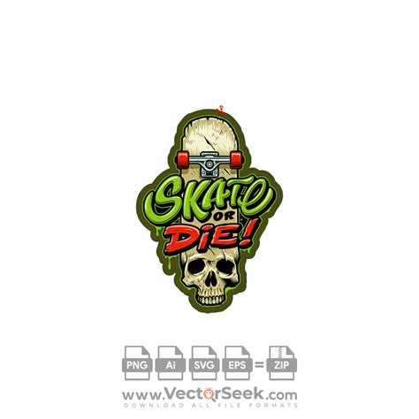 Skate or Die Logo Vector - (.Ai .PNG .SVG .EPS Free Download)