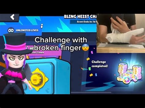 Bling Heist Challenge Only With Mortis Broken Finger Youtube