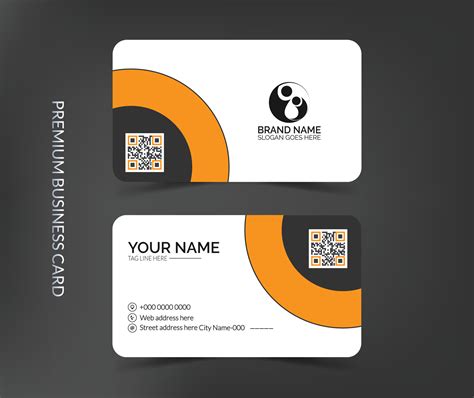 Modern Business Card Template Design Vector Art At Vecteezy