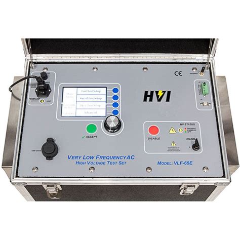 High Voltage VLF 65E 65kV VLF Very Low Frequency Hipot Tester