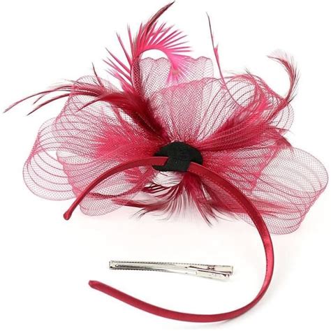 Chapeau Bibi En Plume Chapeau Mariage Femmes Dames Pingle Cheveux