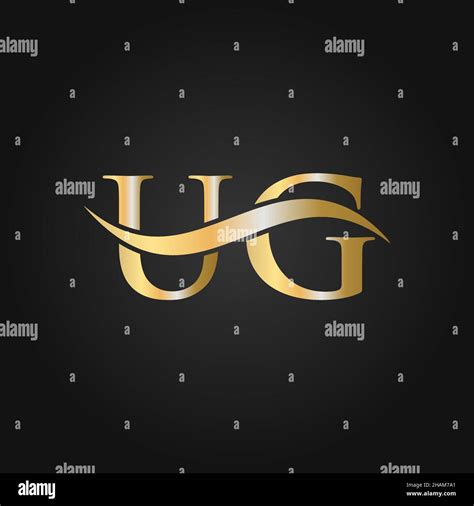 Letter Ug Logo Design Template Ug U G Letter Logo Modern Flat