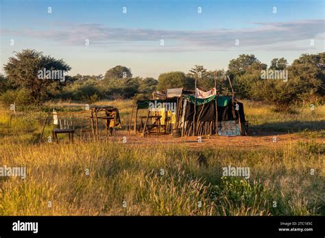 Shack On The Side Of The Road In The Bush Typical Informal Settlement