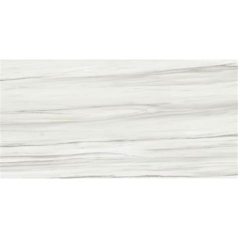 Carrara Zebrino Honed Marble Look Porcelain Tile X X White