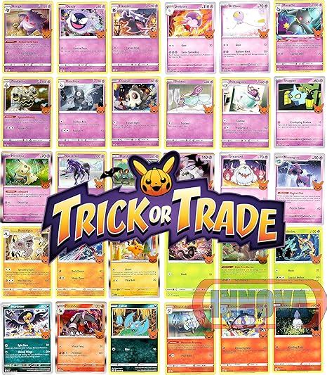 Amazon Pokemon Trick Or Trade Halloween 2023 Mini Set