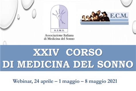 Xxiv Corso Di Medicina Del Sonno Sonnomed