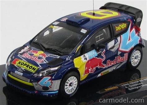 Ixo Models Ram465 Scale 1 43 Ford England Fiesta Rs Wrc Red Bull N 4 2nd Rally Memorial