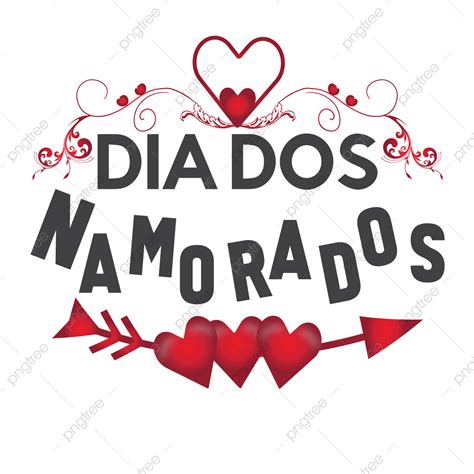 Dia Dos Namorados Vector Hd Images Creative Lettering Love Dia Dos Namorados Creative Red