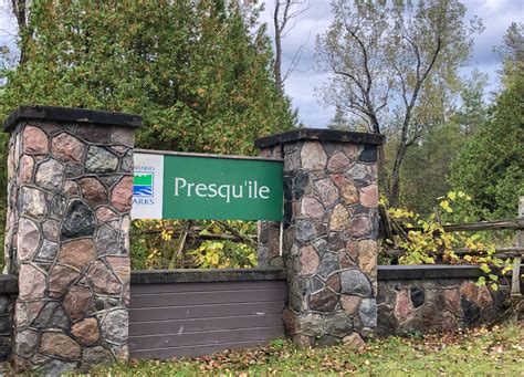 Presqu'ile Provincial Park signage | Kathryn Anywhere