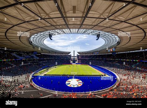 Berlin Deutschland Juni 2024 Das Olympiastadion für das Spiel der