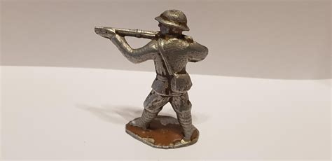 QUIRALU Figurine Ancienne Aluminium Militaire Artillerie 60 Mm EBay