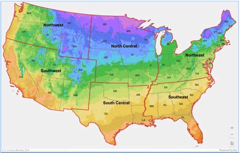 USDA Unveils Updated Plant Hardiness Zone Map