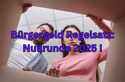 B Rgergeld Regelsatz Keine Erh Hung Nullrunde Droht