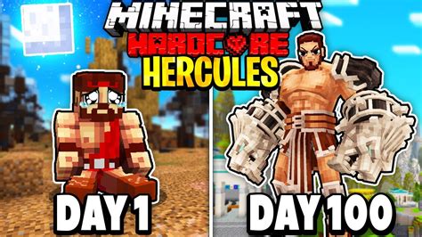 I Survived Days As Hercules In Minecraft Here S What Happened