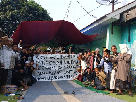 Kutuk Aksi Kriminalisasi Di Rempang Warga Padarincang Gelar Doa