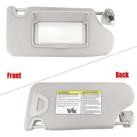 Beige Car Driver Passenger Sun Visor For Nissan Altima 2013 2018 96401