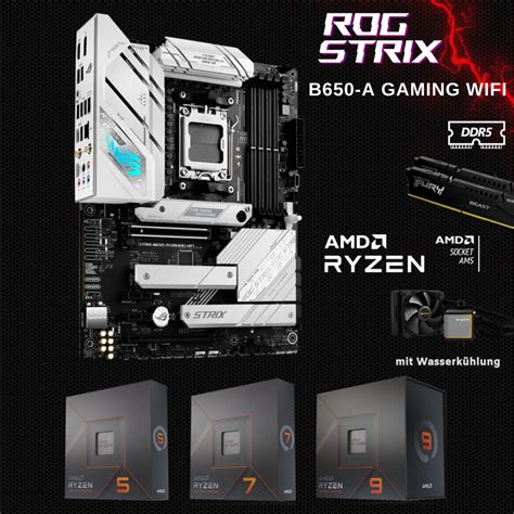 Pc Aufrüstkit Bundle Mit Amd Ryzen Der 7 Gen Mit Asus Rog Ddr5 Motherboards Am5 Ebay