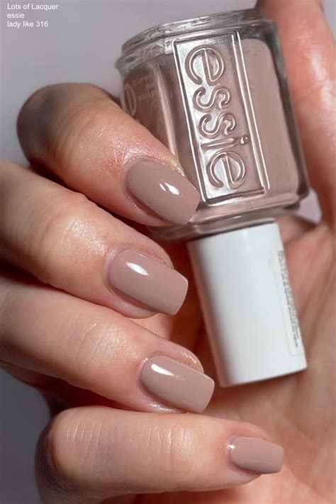 Essie Lady Like Vs Eternal Optimist Lots Of Lacquer