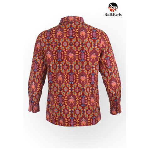 Jual Batik Keris Kemeja Reguler Fit Lengan Panjang Keris Sattya Peksi