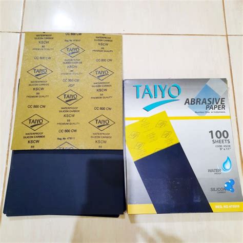 Jual Amplas Taiyo Waterproof Lembaran Shopee