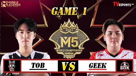 GAME 1 THE OHIOBROTHERS Vs GEEK FAM M5 WORLD CHAMPIONSHIP GROUP